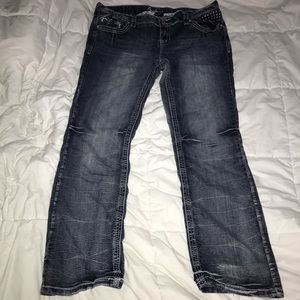 Amethyst blue jeans size 16